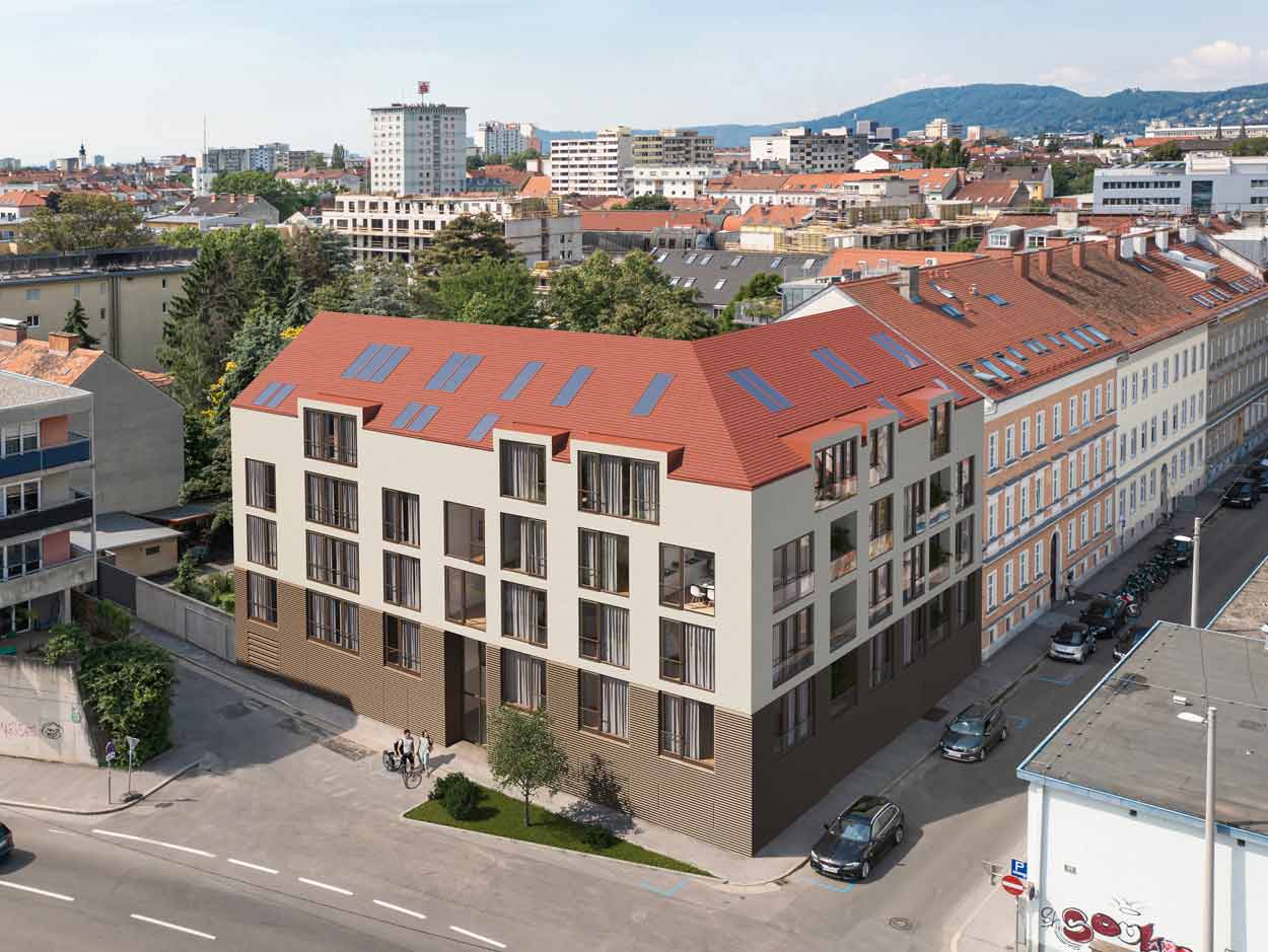 Lendkai 95 Bauträger - Neubauprojekt in Graz, Lend, Anlegerobjekt