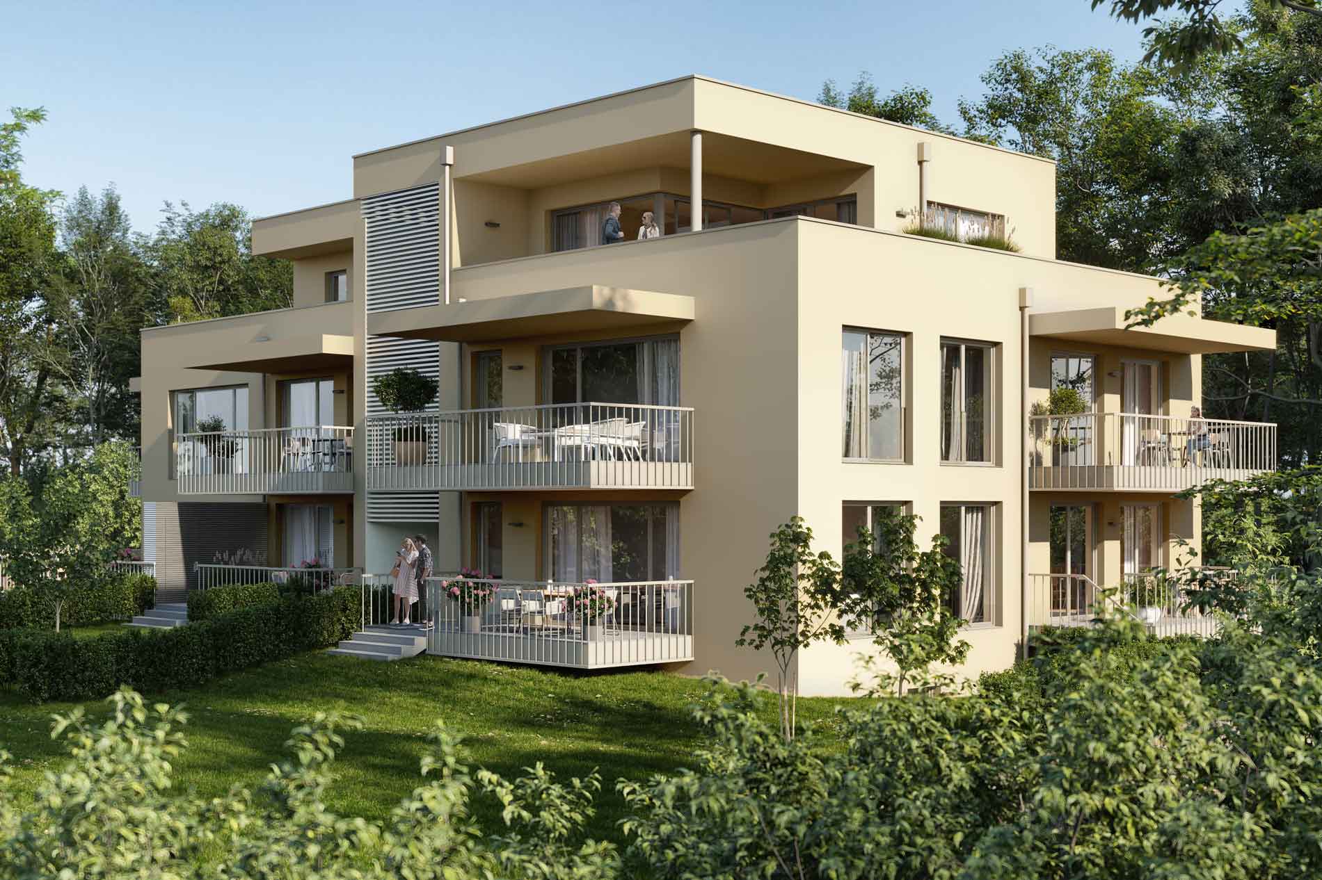 Neubauprojekt Graz - Andritz - Anlegerprojekt - Gartenwohnungen - Penthousewohnung - barrierefrei