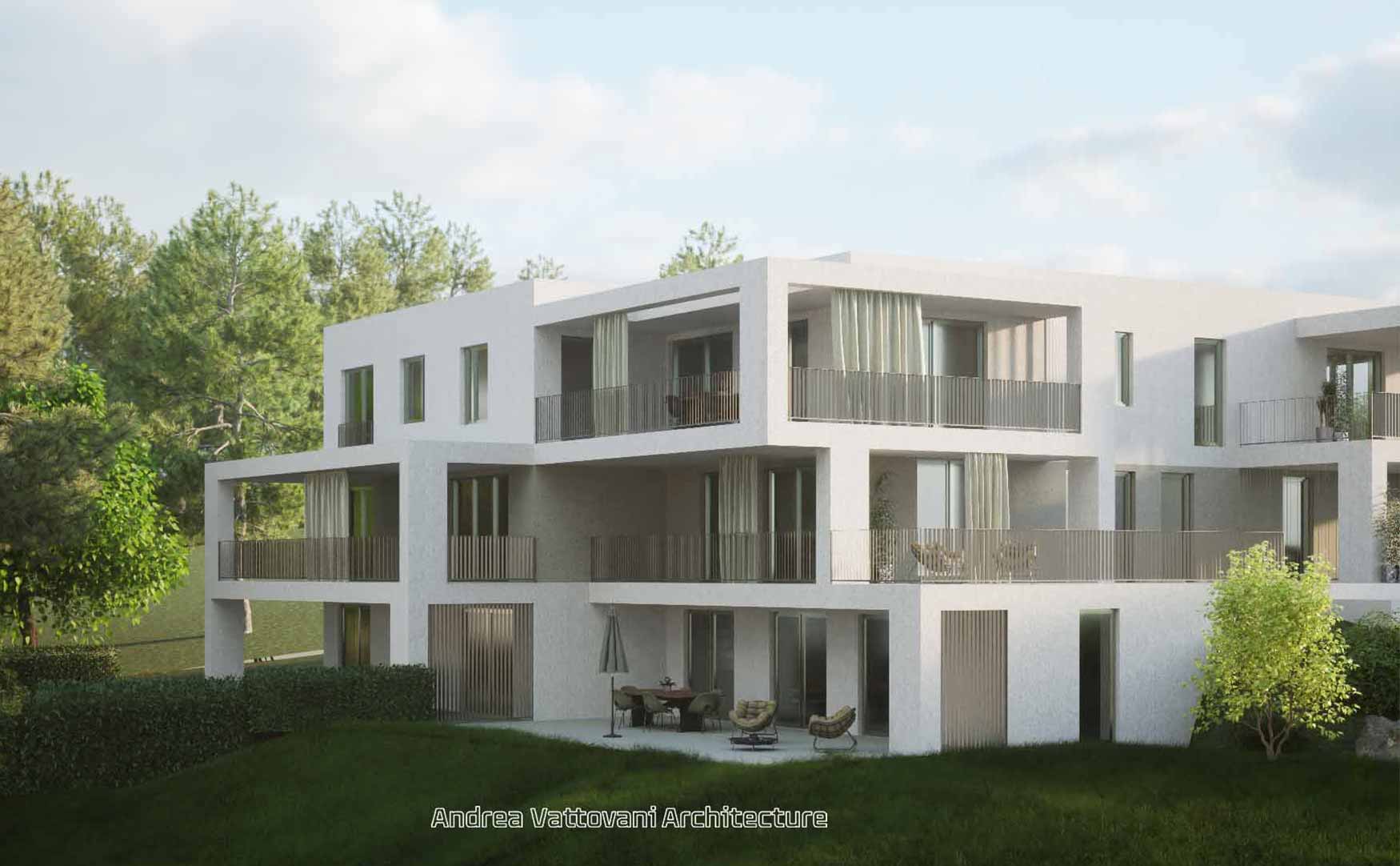 Neubauwohnungen Graz - Andritz - Rotmoosweg 63 - Gartenwohnungen - Penthousewohnung - Hofansicht
